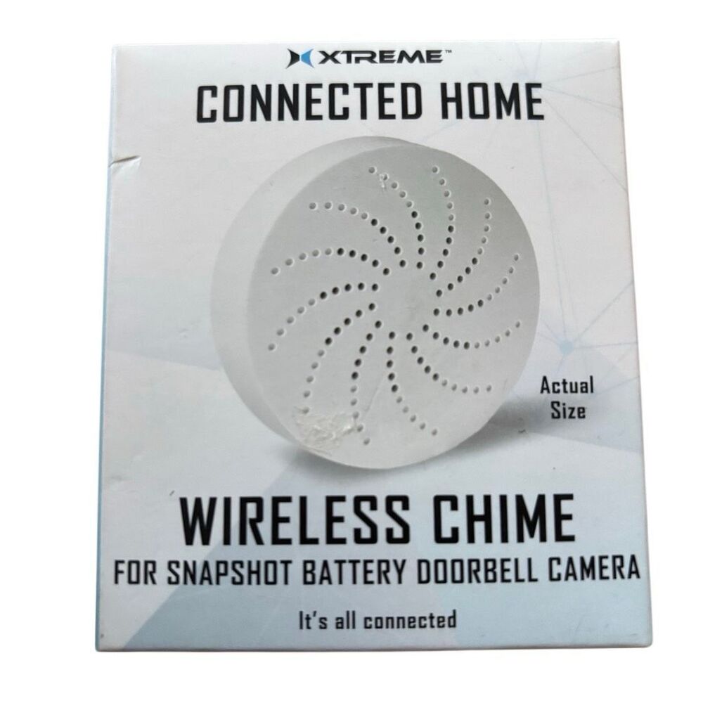 Xtreme Connected Home Wireless Chine For Snapshot Doorbell Camera *New*